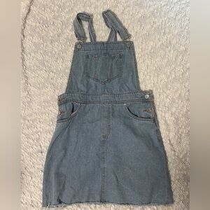 H&M Blue Denim Overall Skirt